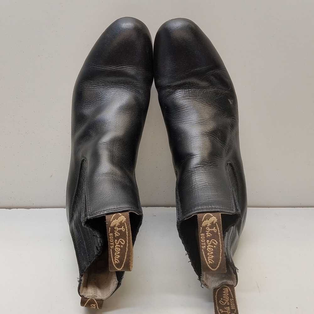 La Sierra Leather Chelsea Boots Black 11 - image 6
