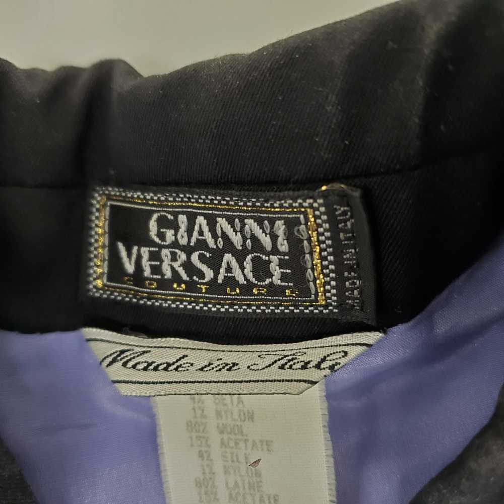 Gianni Versace Couture Black Wool Jacket Women's … - image 3