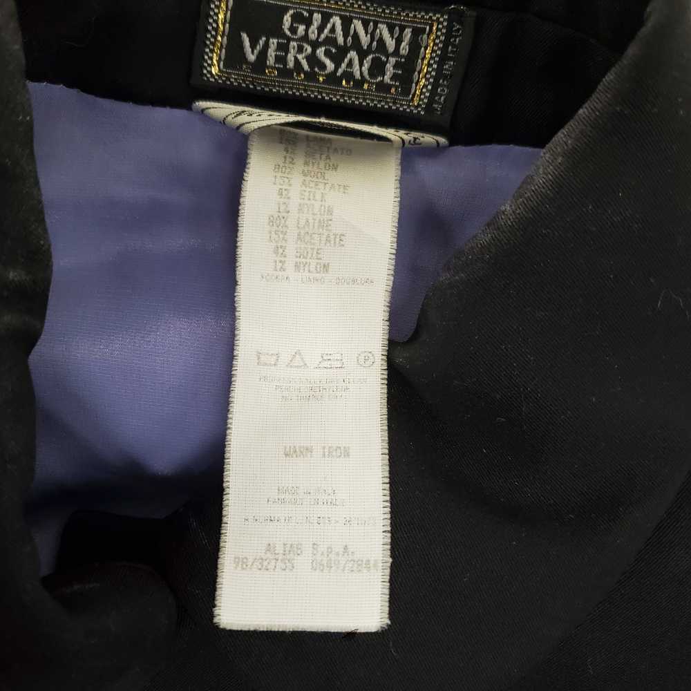 Gianni Versace Couture Black Wool Jacket Women's … - image 4