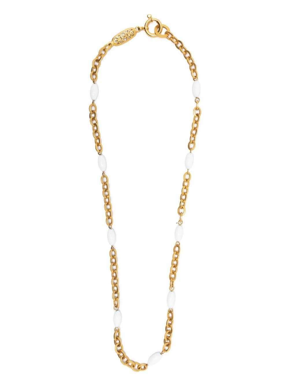 CHANEL Pre-Owned 1995 Gripoix glass-bead chain ne… - image 1