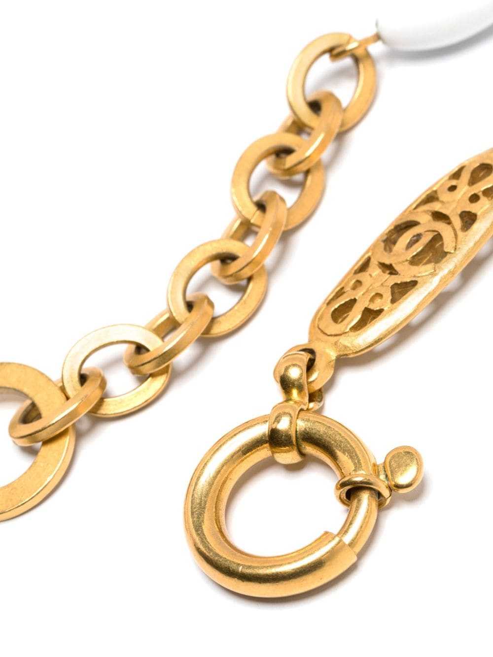 CHANEL Pre-Owned 1995 Gripoix glass-bead chain ne… - image 3