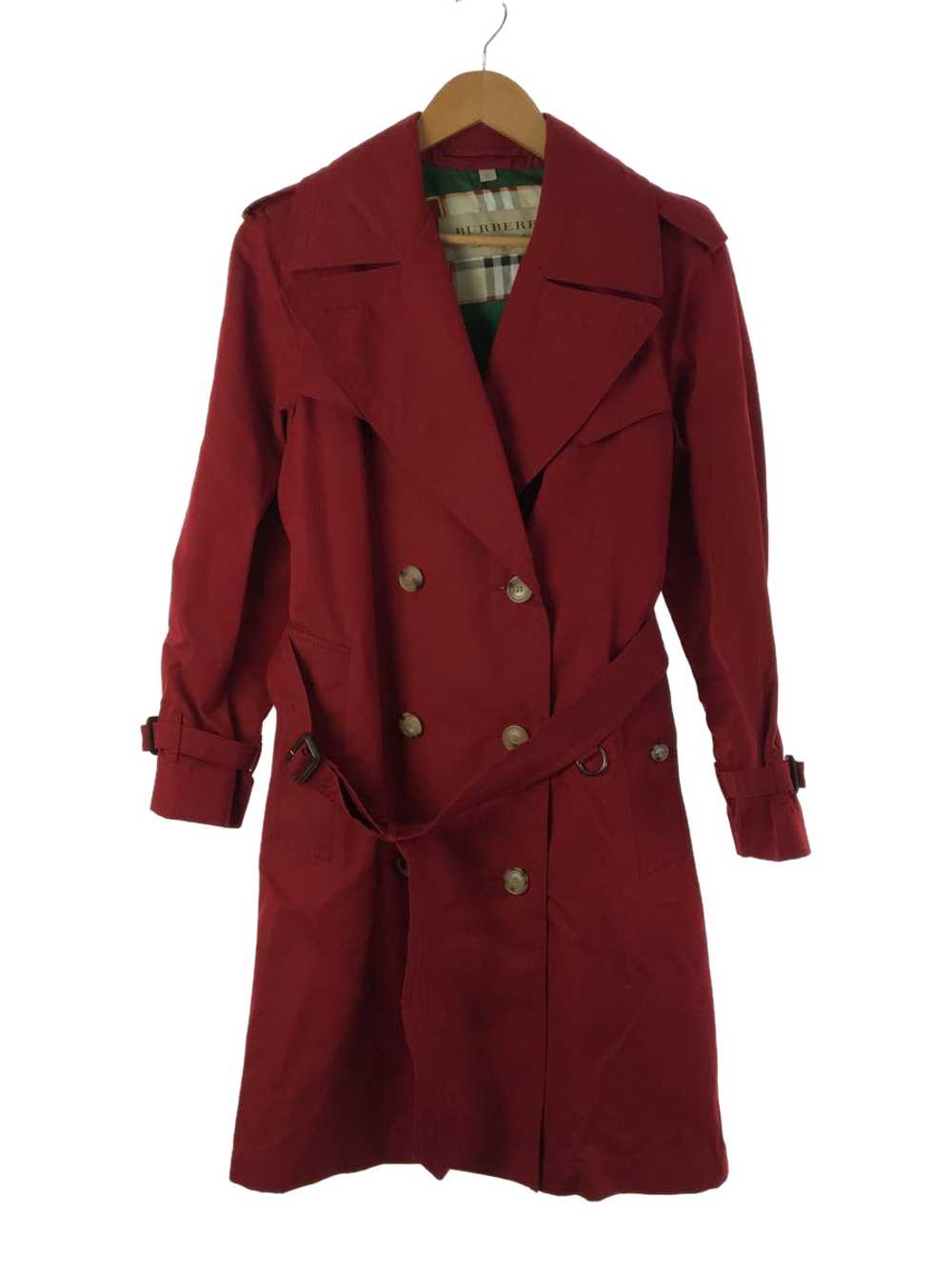 Burberry London Trench Coat/38/Cotton/Red/Bafordo… - image 1