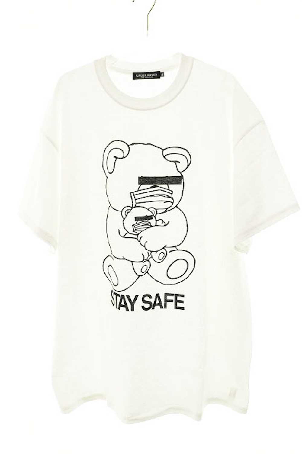 Undercover T-Shirts STAY SAFE MASK BEAR short sle… - image 1