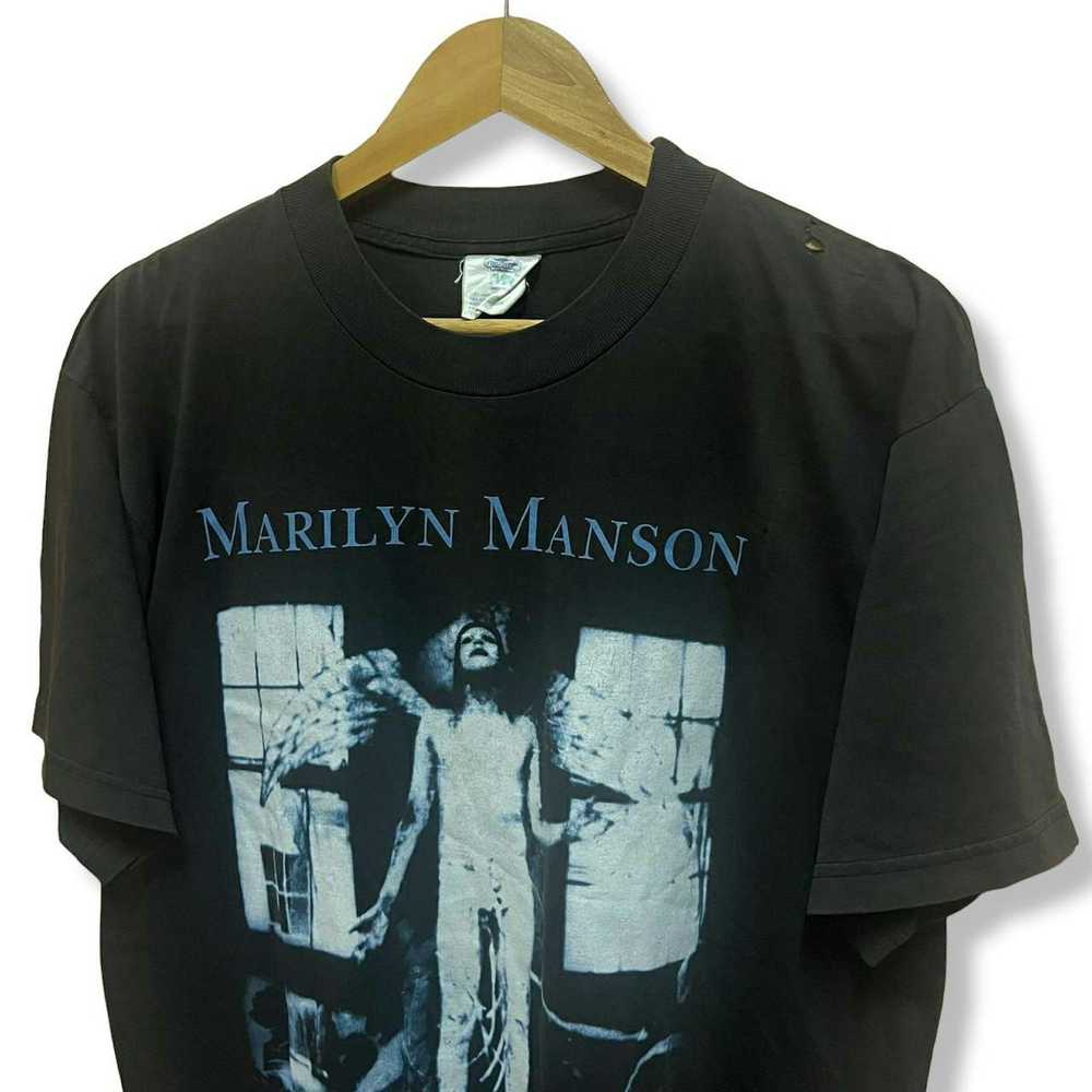 Band Tees × Marilyn Manson × Vintage Vintage 1996… - image 3