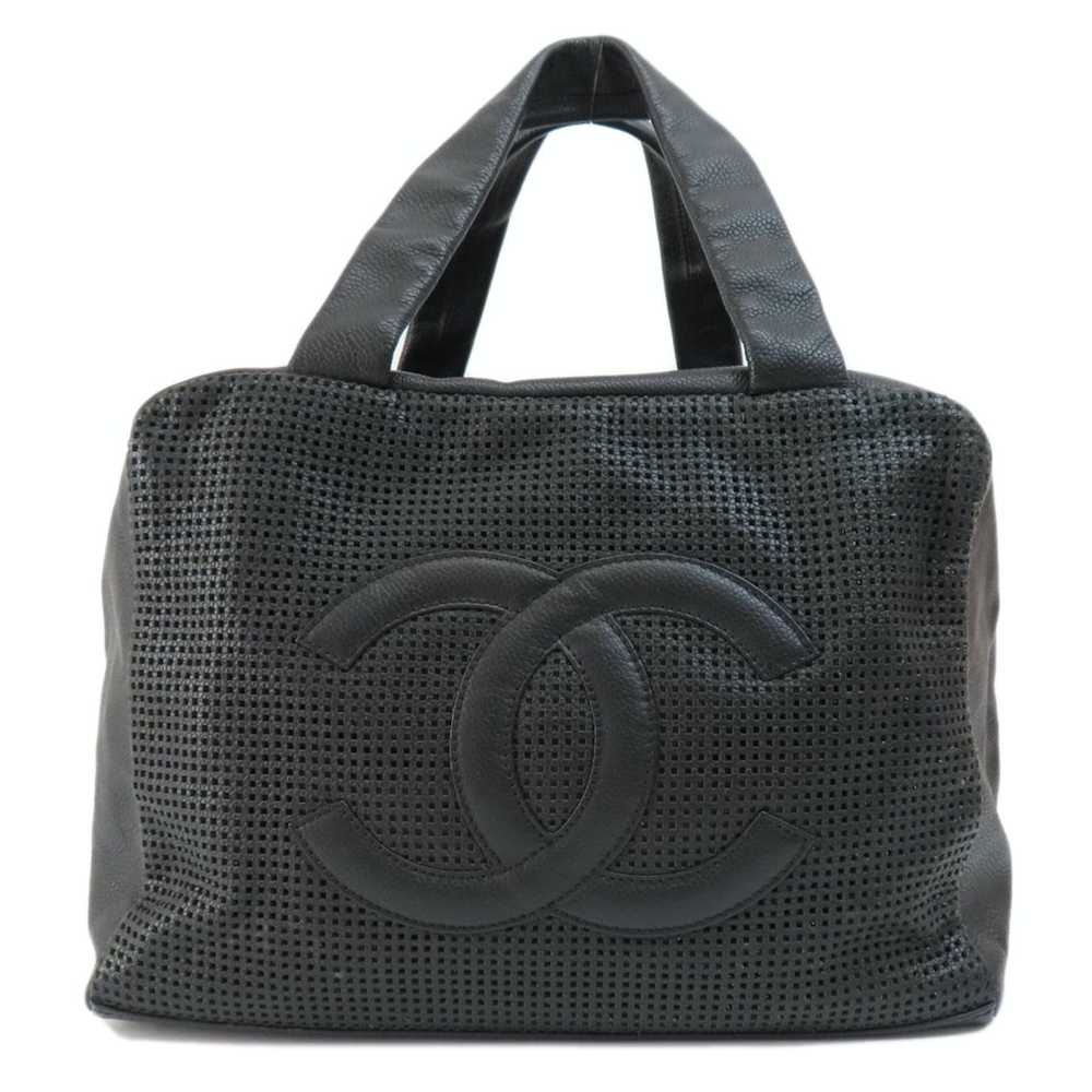 Chanel Chanel Coco Mark Silver Hardware Handbag B… - image 1