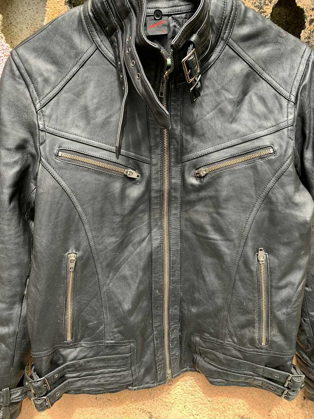 Jack Rose × Leather Jacket × Vintage Vintage Jack Ros… - Gem