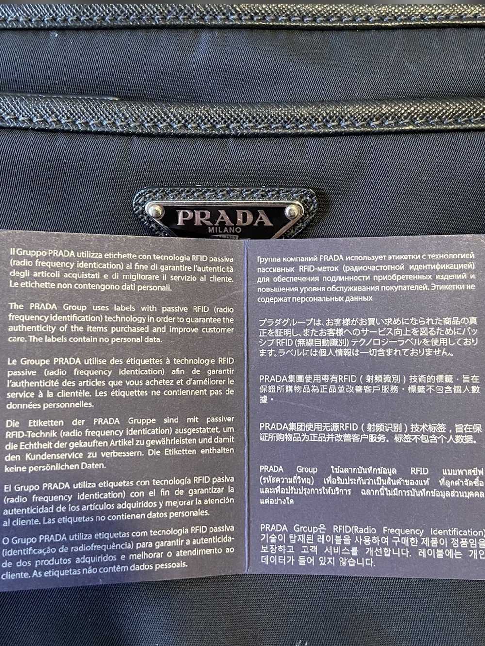 Prada Prada Black Saffiano Nylon Bag - image 9