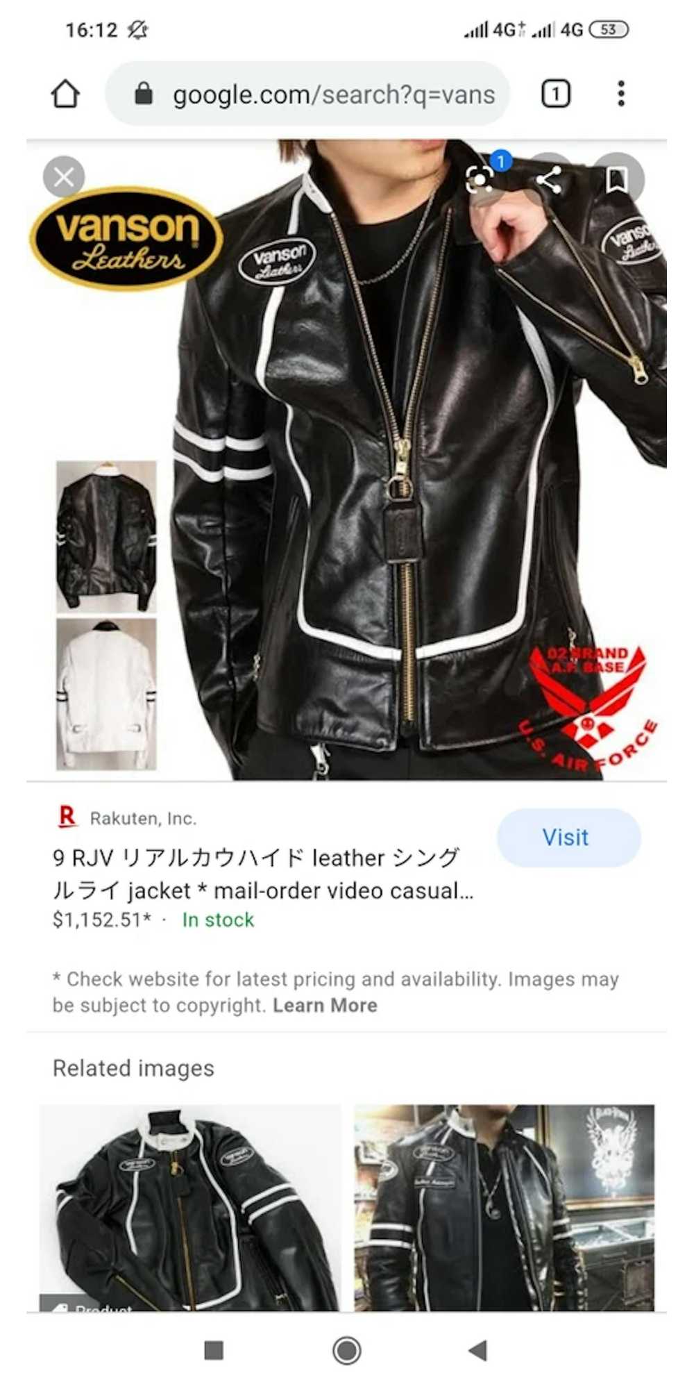 Leather Jacket × Made In Usa × Vanson Leathers VA… - image 10