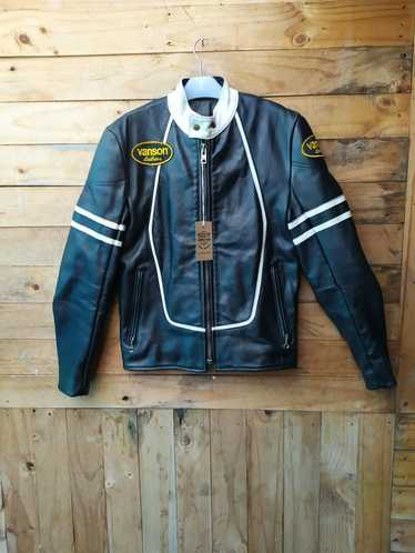 Leather Jacket × Made In Usa × Vanson Leathers VAN