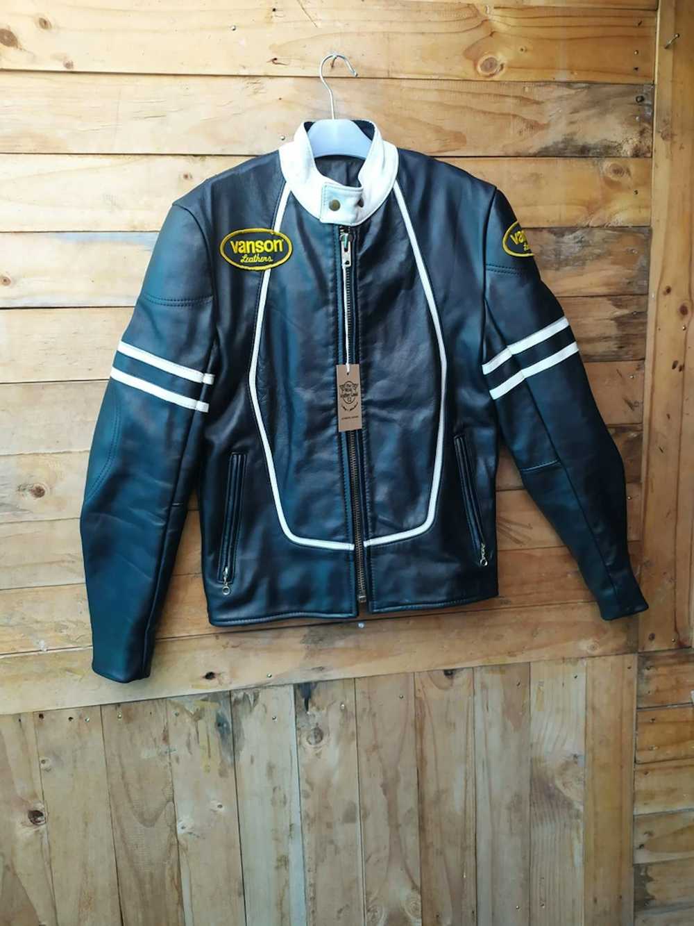 Leather Jacket × Made In Usa × Vanson Leathers VA… - image 6