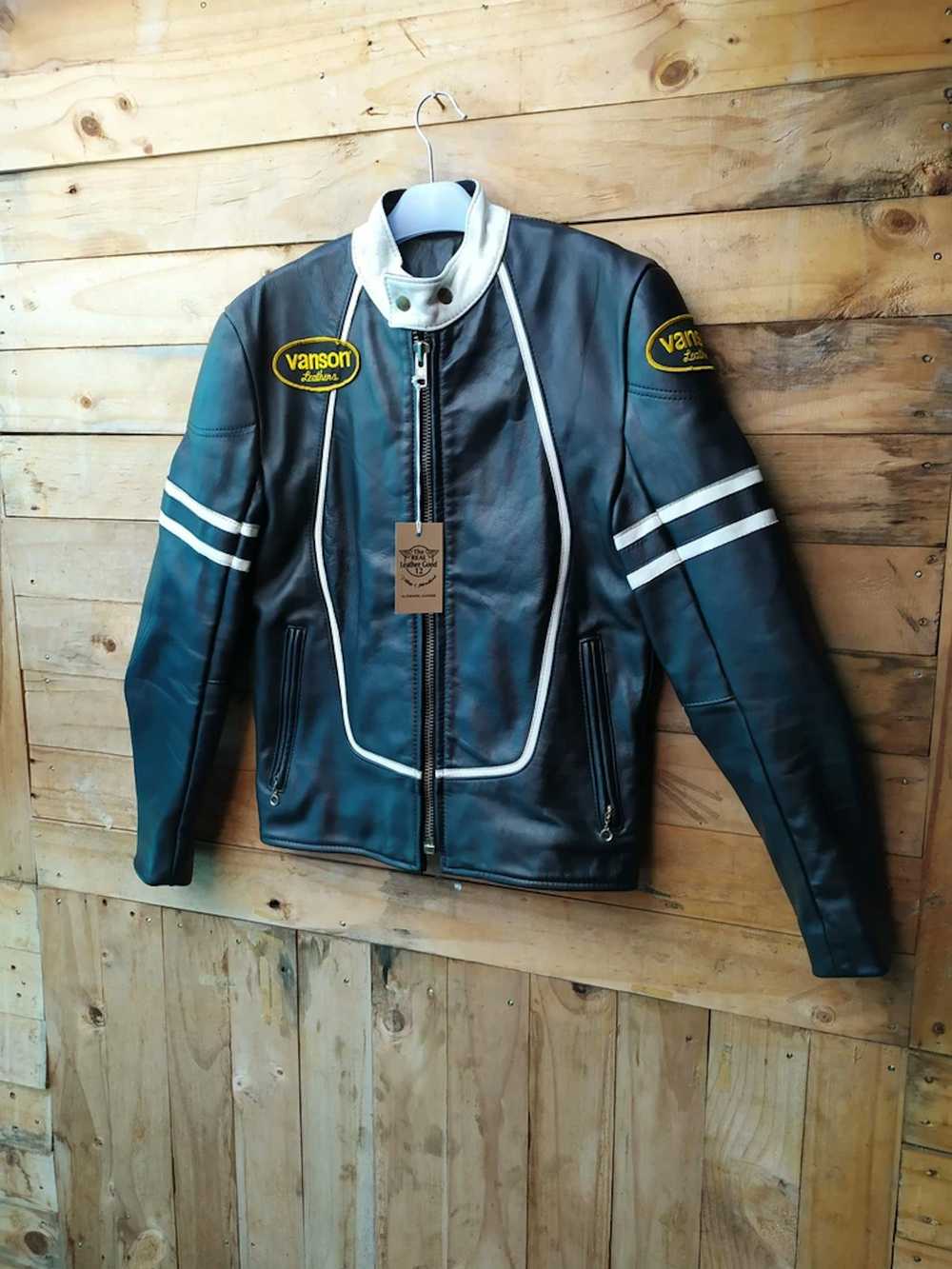 Leather Jacket × Made In Usa × Vanson Leathers VA… - image 7