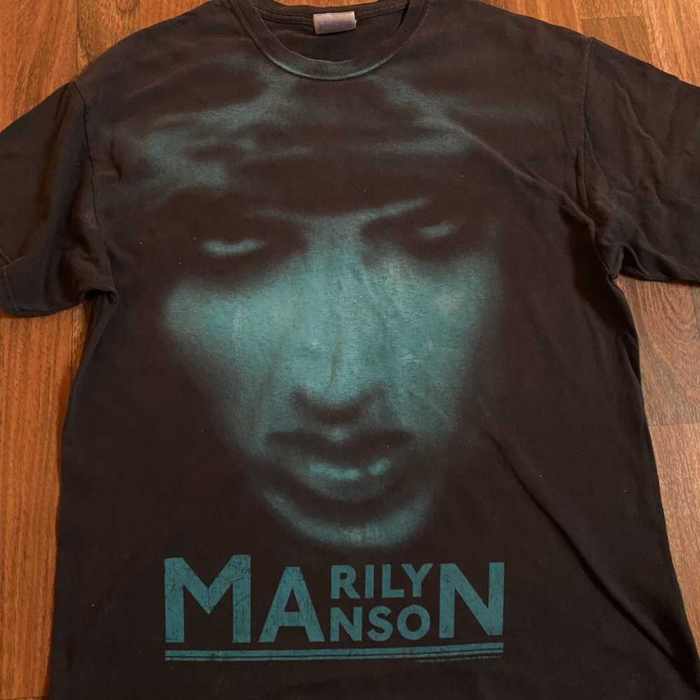 Hanes × Marilyn Manson × Vintage Marilyn Manson T… - image 3
