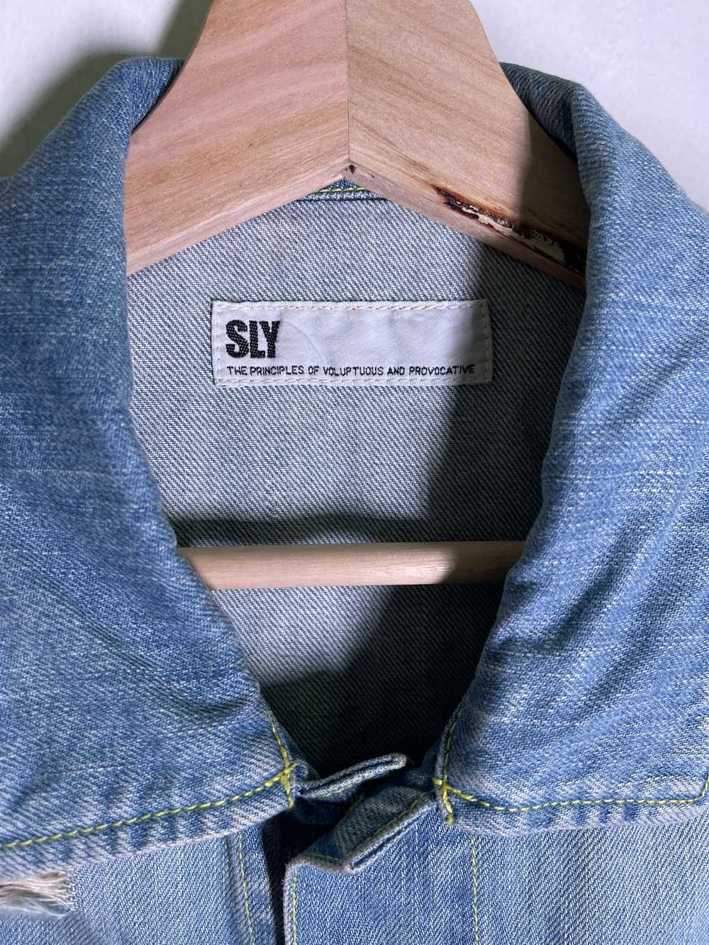 Japanese Brand SLY Distressed denim vest - image 4