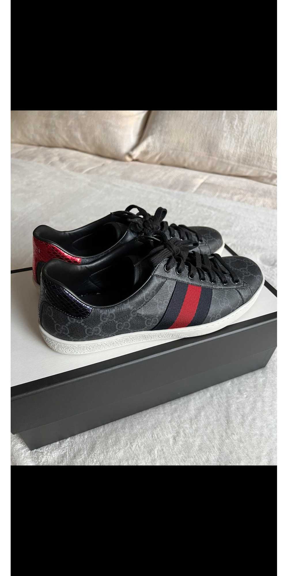 Gucci Gucci Ace GG supreme black sneaker - image 4