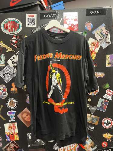 Band Tees × Vintage Vintage Freddie Mercury Tribu… - image 1