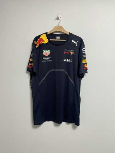 Veste Zippée Aston Martin Red Bull Racing Team Bleu Marine Rouge