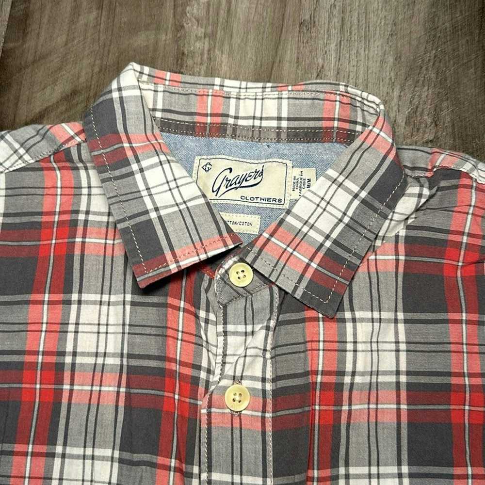 Grayers Grayers Clothiers Short Sleeve Button Dow… - image 7