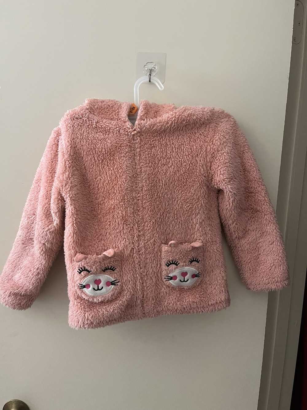 Unsigned Members Mark Jacket Girls 4T Plush Cat J… - image 3