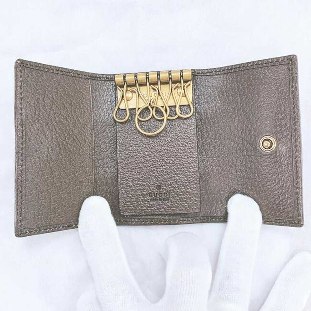 Gucci Gucci Stripe Canvas Leather Wallet - image 6