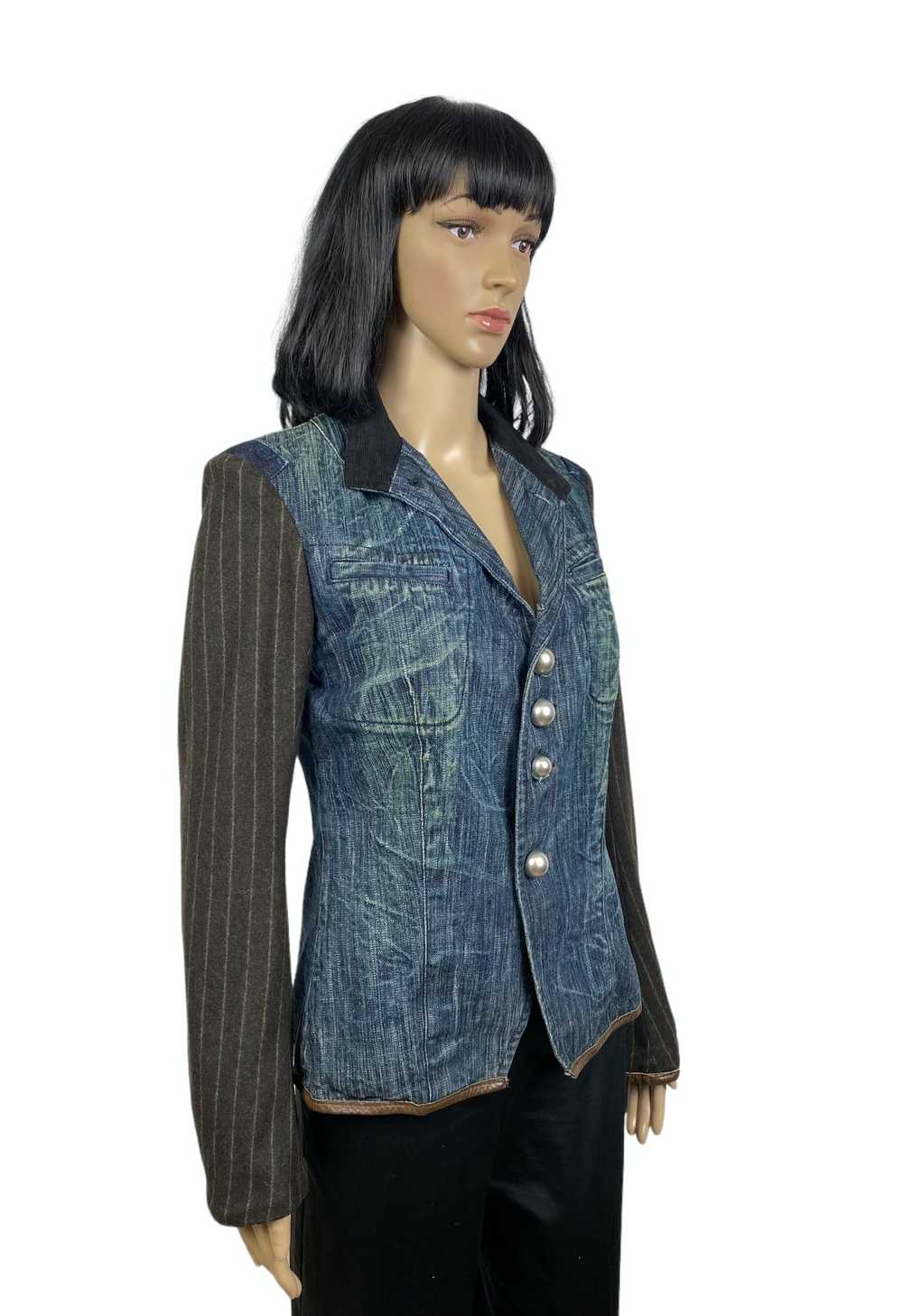 Ra Re Collectors Jeans Ra. Re Denim blazer jacket… - image 3