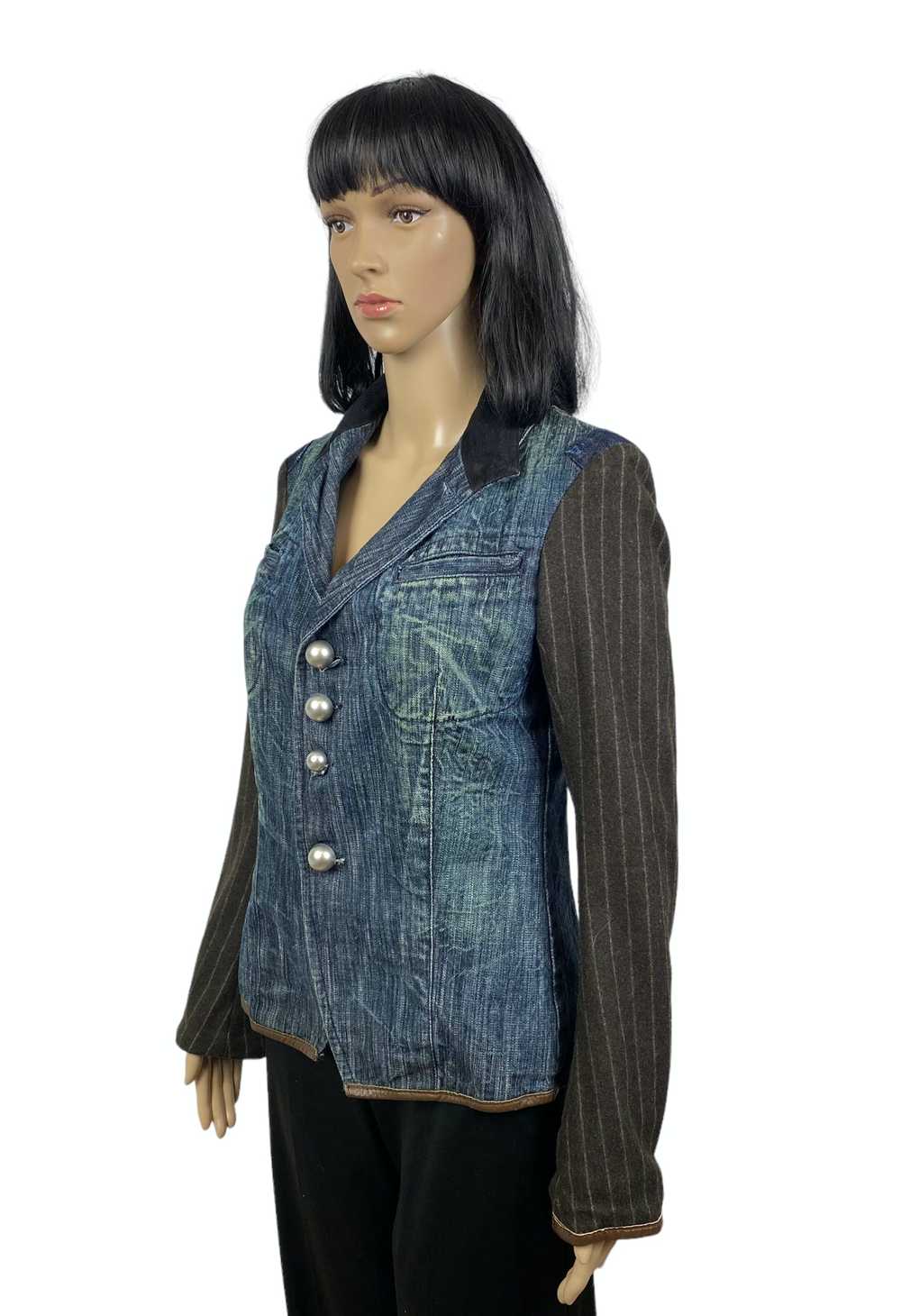 Ra Re Collectors Jeans Ra. Re Denim blazer jacket… - image 4