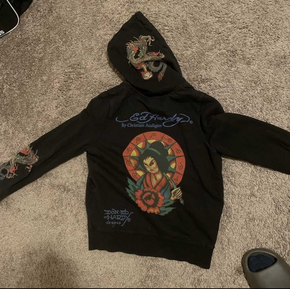 Ed Hardy Vintage ed hardy hoodie - image 3