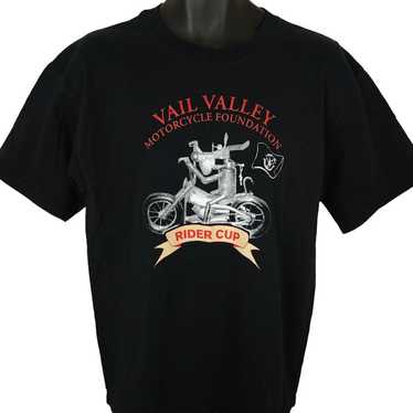 Vintage Vail Valley Motorcycle Foundation T Shirt 