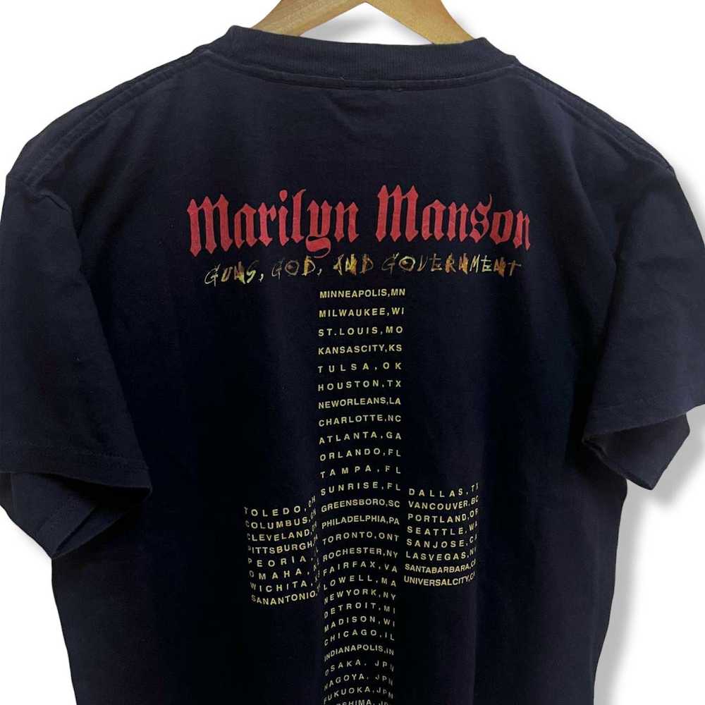 Band Tees × Marilyn Manson × Vintage Vintage Orig… - image 4