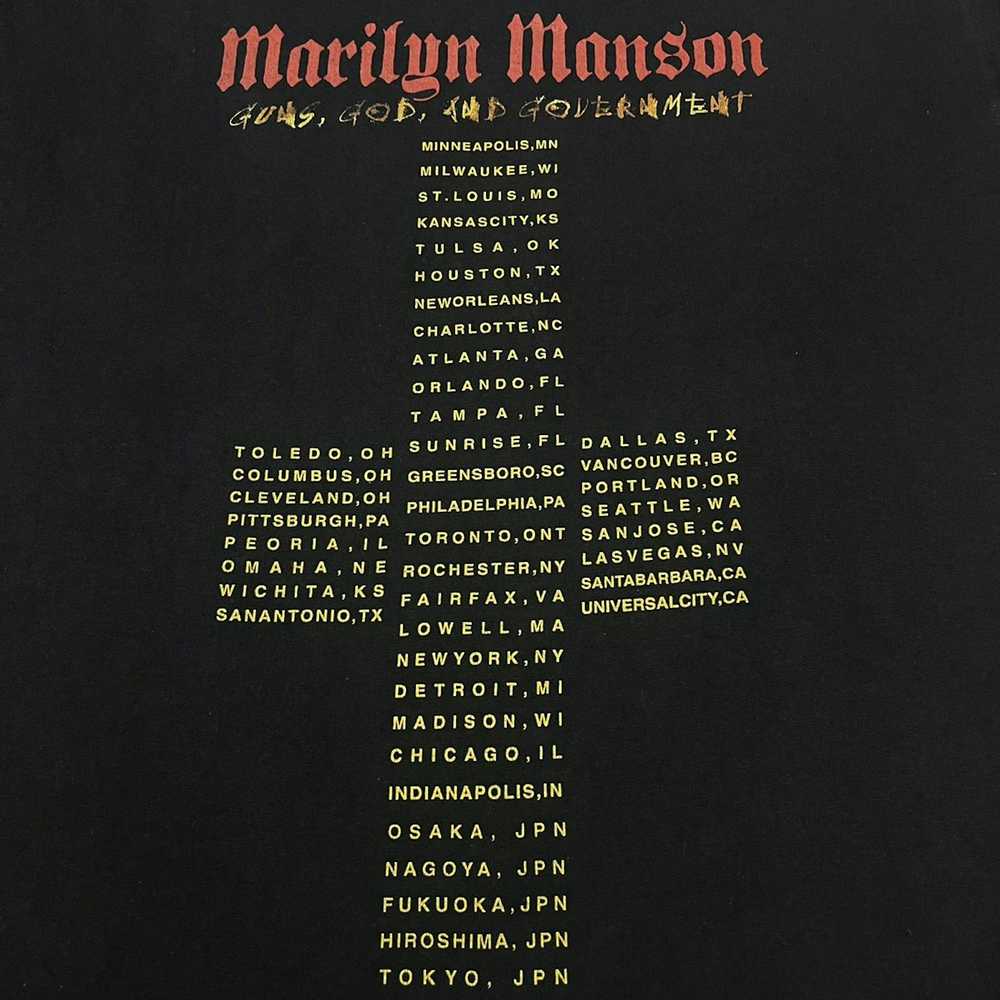 Band Tees × Marilyn Manson × Vintage Vintage Orig… - image 6