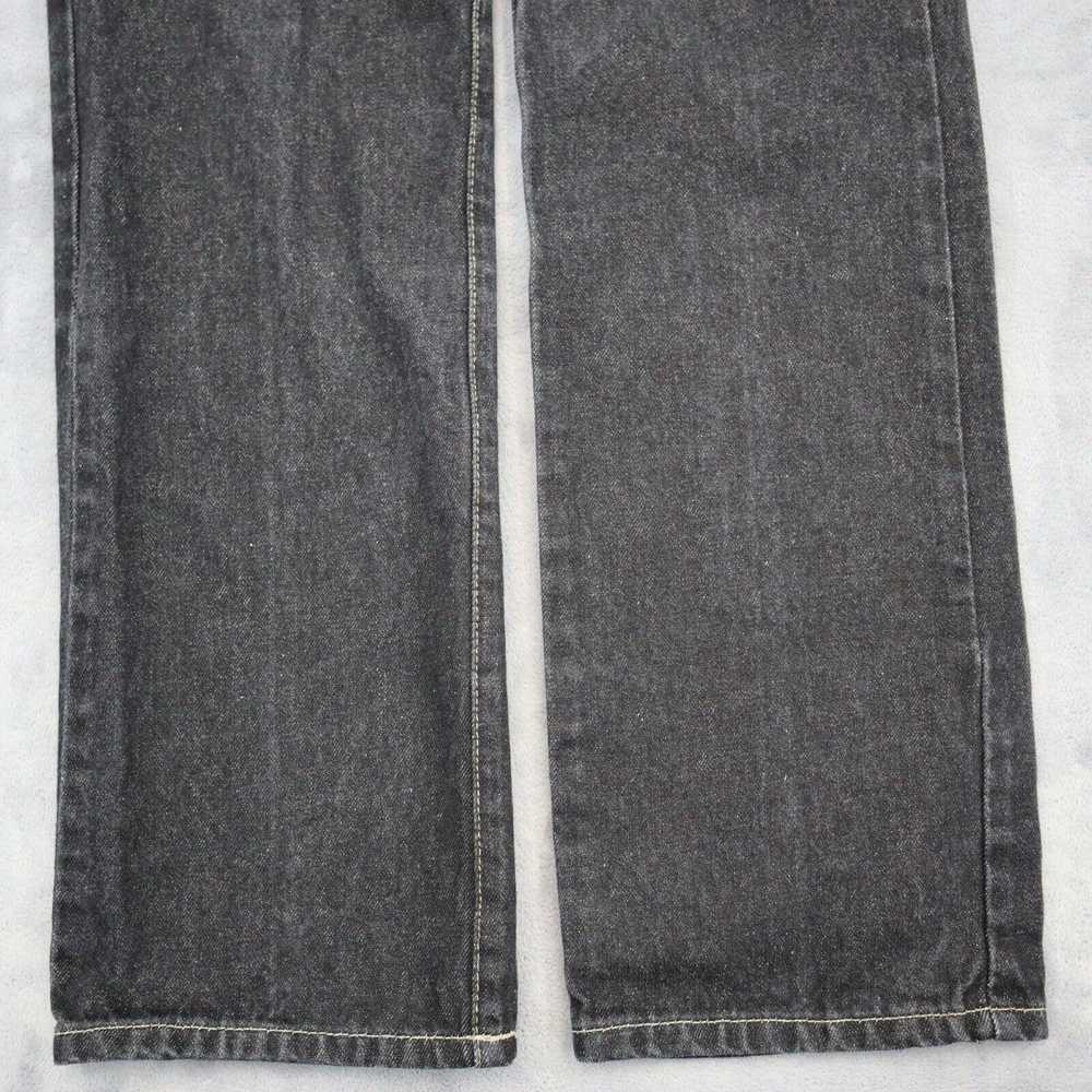 Guess Guess Jeans Women 31 Black Straight Mid Ris… - image 10