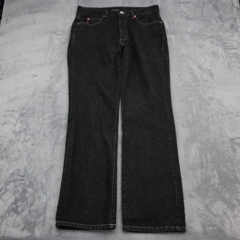 Guess Guess Jeans Women 31 Black Straight Mid Ris… - image 1