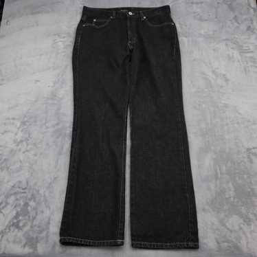 Guess Guess Jeans Women 31 Black Straight Mid Ris… - image 1