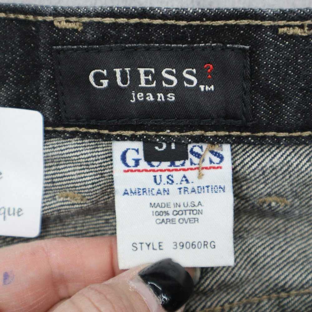Guess Guess Jeans Women 31 Black Straight Mid Ris… - image 2