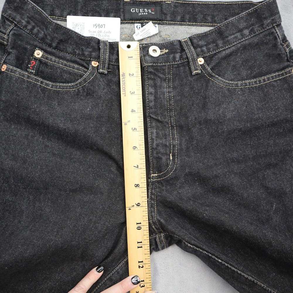Guess Guess Jeans Women 31 Black Straight Mid Ris… - image 4