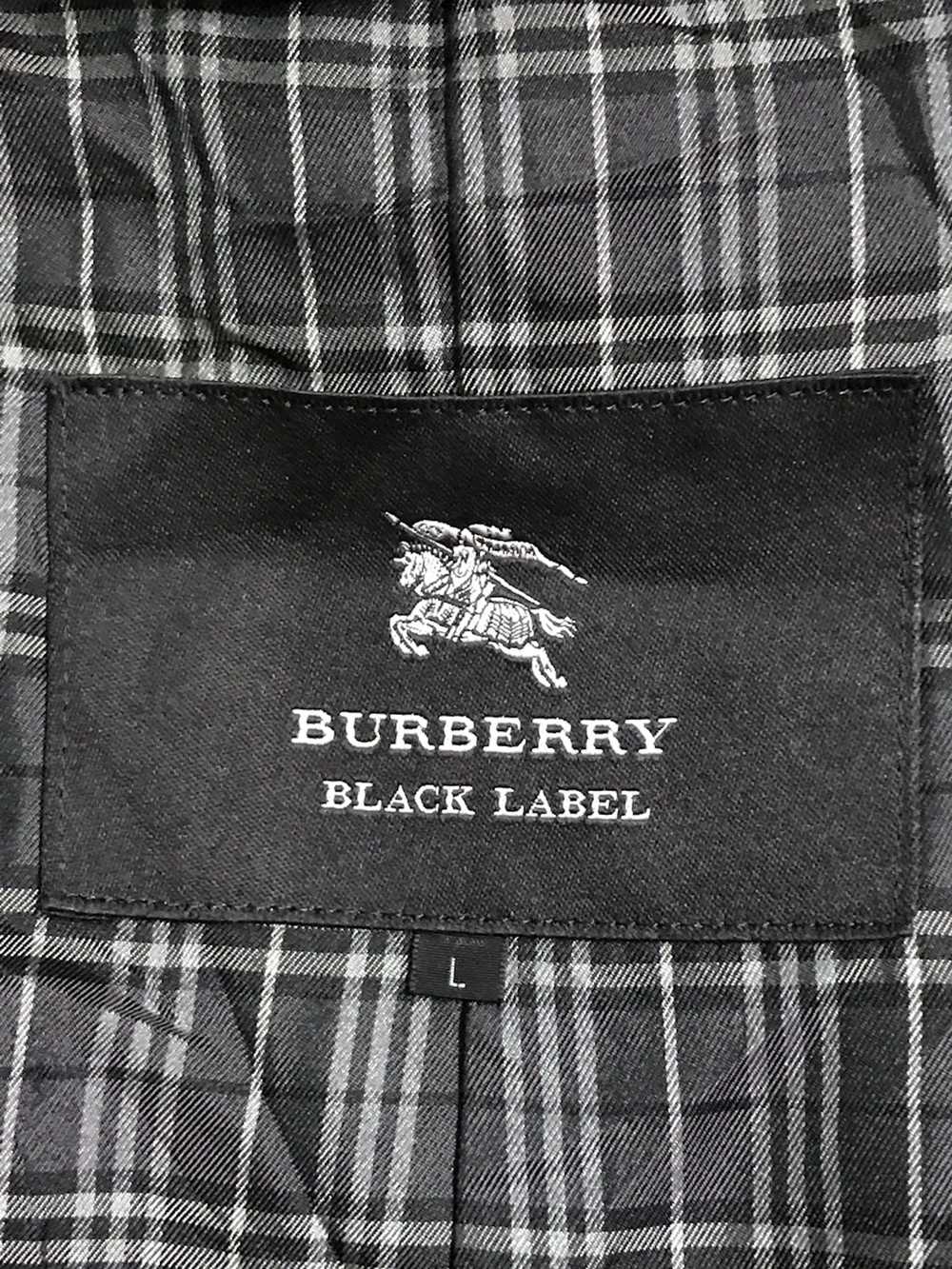 Burberry × Streetwear × Vintage Burberry Black La… - image 2