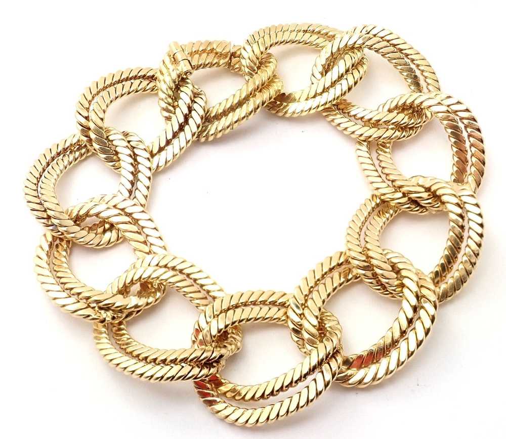 Other Authentic Verdura 18k Yellow Gold Rope Link… - image 1
