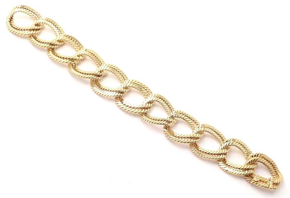 Other Authentic Verdura 18k Yellow Gold Rope Link… - image 3