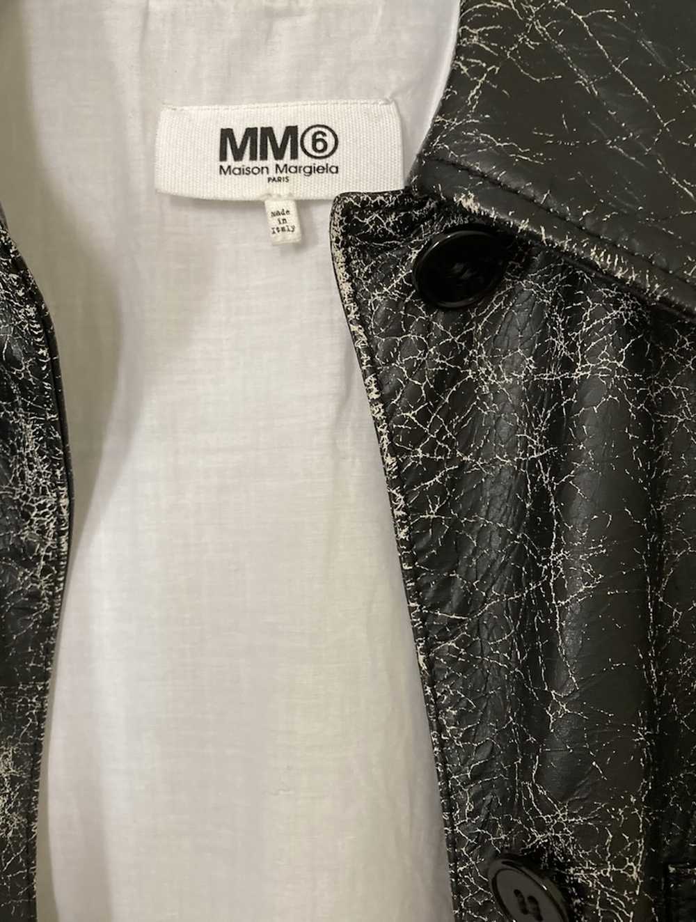 Maison Margiela Pigmented Cracked Leather Jacket - image 5