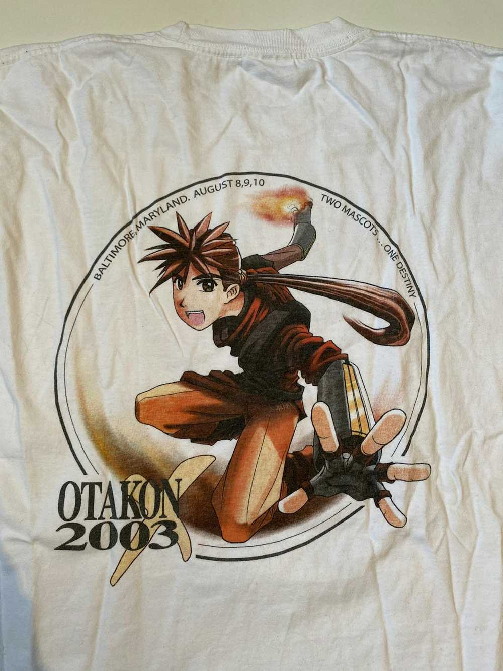 Hanes × Vintage Vintage 2003 Otakon Anime Shirt - image 5