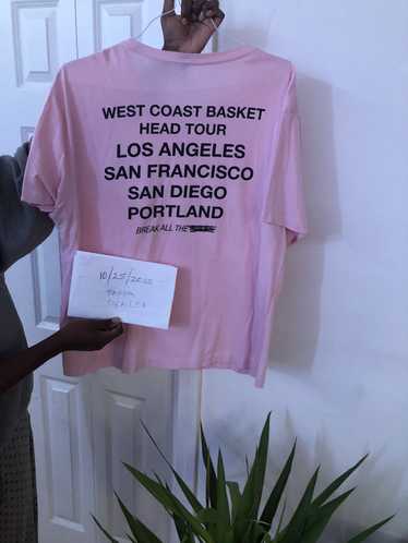 Forever 21 Pink Venice Beach Crop Top Tee