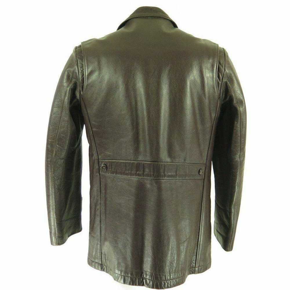 Vintage Vintage 50s Leather Jacket size 40 or M S… - image 3