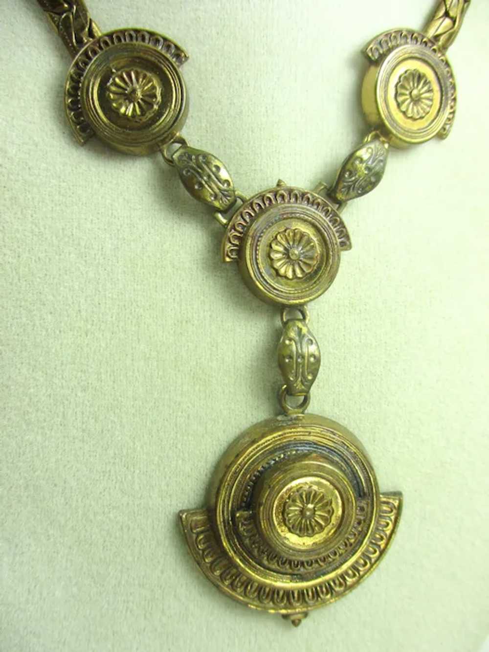Art Deco Antique Necklace and Earring Set - image 3