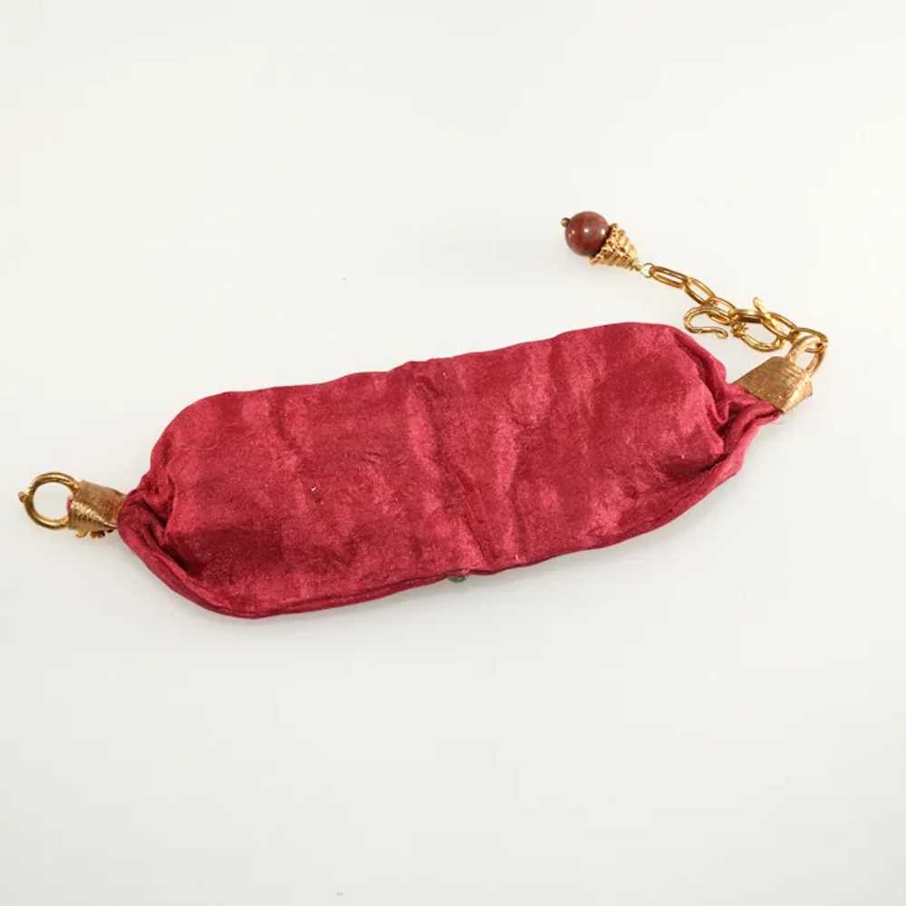 Vintage Bracelet Ethnic Style Boho Silk Fabric Re… - image 2