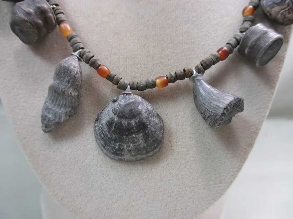 Authentic Cast Fossil Shell Necklace - image 2