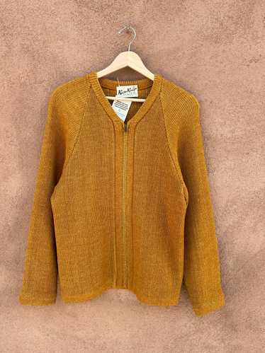 Kaso Knit Worsted Wool 1960's Cardigan