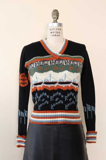 Happy Legs Italian Novelty Sweater M