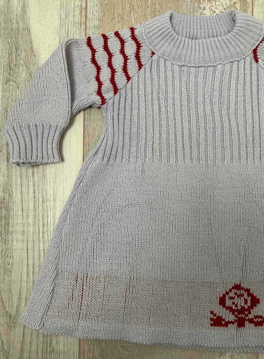 Knitted dress - 70's dress Made in France, very s… - image 5