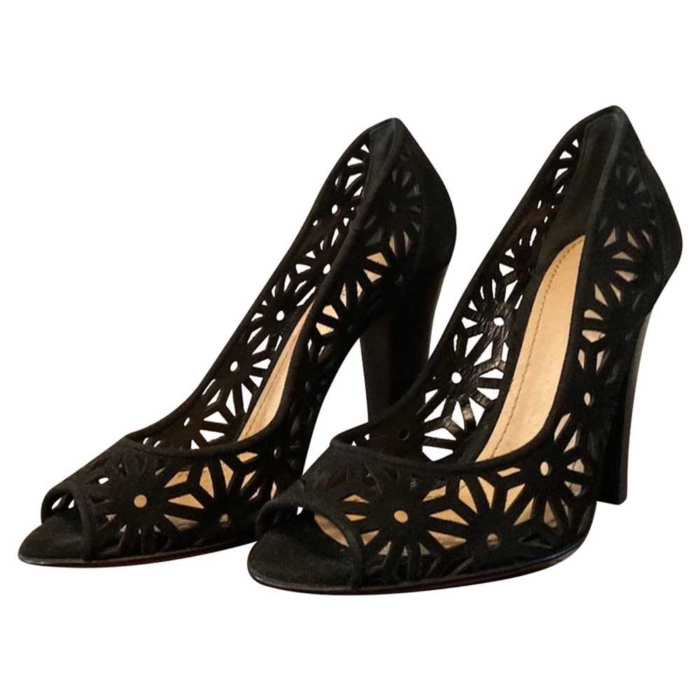 Pollini Pumps/Peeptoes Patent leather in Black - image 1