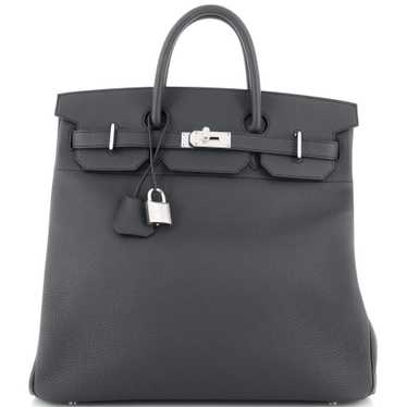 Hermes HAC Birkin Bag Grey Togo with Palladium Har