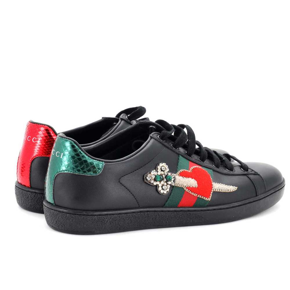 GUCCI Ace Sneakers Embellished Leather - image 3